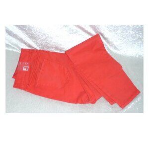 Women's Skinny Leg Jeans jcp Solid Mid Rise Stretch size 2 NEW